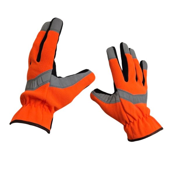 PAKNADA Cotton Reflector Work Gloves Heavy Duty, Durable Comfortable Fit - Picture 3 of 7